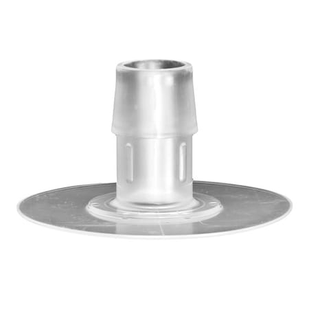 Cole Parmer Port Disk Hose Barb Fitting, Engage 8402, Cleanroom, 1/2in ID; 10PK PD8-E8402-QC